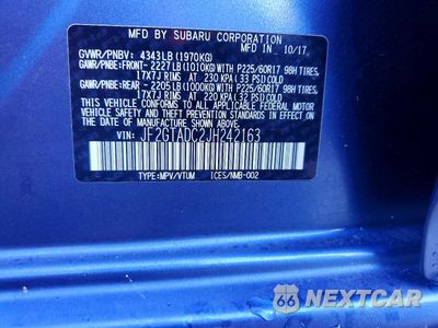 Zdjęcie 13 z 13 samochodu: 2018 SUBARU CROSSTREK PREMIUM VIN:JF2GTADC2JH242163 - miniatura