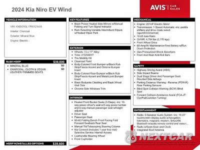 Zdjęcie 12 z 13 samochodu: 2024 KIA NIRO WIND VIN:KNDCR3L17R5121455 - miniatura