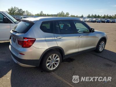 Trzecie zdjęcie samochodu z tyłu: 2013 BMW X3 XDRIVE28I VIN:5UXWX9C50D0A27692 - miniatura