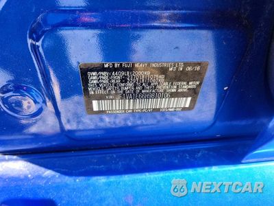 Zdjęcie 12 z 12 samochodu: 2017 SUBARU WRX PREMIUM VIN:JF1VA1E66H9810106 - miniatura