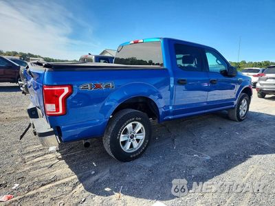 Trzecie zdjęcie samochodu z tyłu: 2016 FORD F150 SUPERCREW VIN:1FTEW1EG9GFA17855 - miniatura