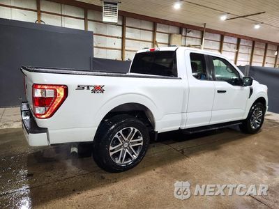 Trzecie zdjęcie samochodu z tyłu: 2022 FORD F150 SUPER CAB VIN:1FTEX1EP7NFA25799 - miniatura
