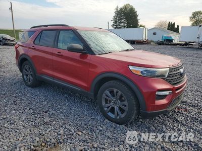 Czwarte zdjęcie samochodu z boku: 2021 FORD EXPLORER XLT VIN:1FMSK8DH7MGC43153 - miniatura