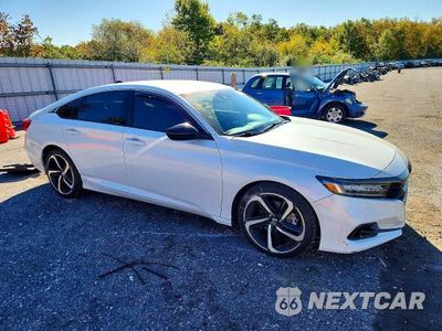 Czwarte zdjęcie samochodu z boku: 2022 HONDA ACCORD SPORT SE VIN:1HGCV1F41NA037236 - miniatura