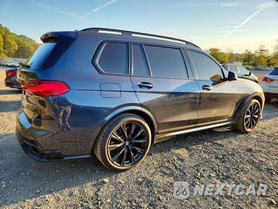 Trzecie zdjęcie samochodu z tyłu: 2019 BMW X7 XDRIVE50I VIN:5UXCX4C52KLS38777 - miniatura