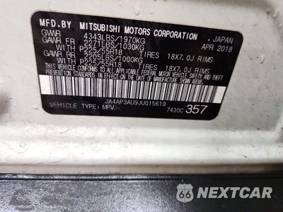 Zdjęcie 14 z 14 samochodu: 2018 MITSUBISHI OUTLANDER SPORT ES VIN:JA4AP3AU9JU015619 - miniatura