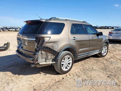 Trzecie zdjęcie samochodu z tyłu: 2015 FORD EXPLORER XLT VIN:1FM5K8D89FGA44704 - miniatura