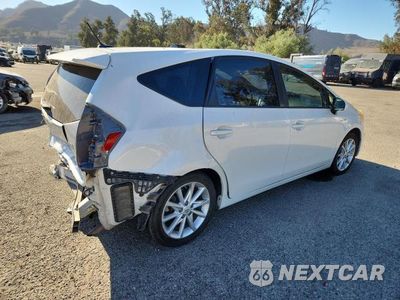 Trzecie zdjęcie samochodu z tyłu: 2013 TOYOTA PRIUS V FIVE VIN:JTDZN3EU7D3262138 - miniatura