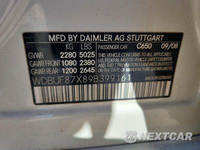 Zdjęcie 12 z 12 samochodu: 2009 MERCEDES-BENZ E 350 4MATIC VIN:WDBUF87X89B399161 - miniatura