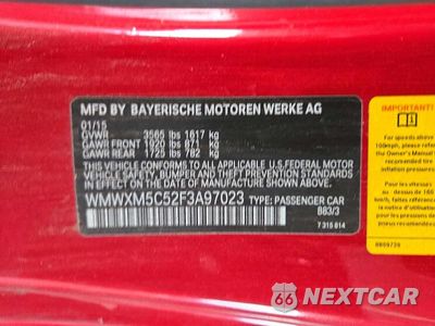 Zdjęcie 12 z 12 samochodu: 2015 MINI COOPER VIN:WMWXM5C52F3A97023 - miniatura