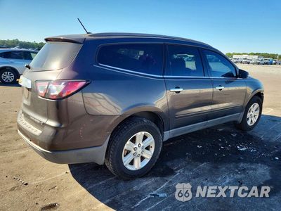 Trzecie zdjęcie samochodu z tyłu: 2014 CHEVROLET TRAVERSE LT VIN:1GNKRHKD4EJ102326 - miniatura