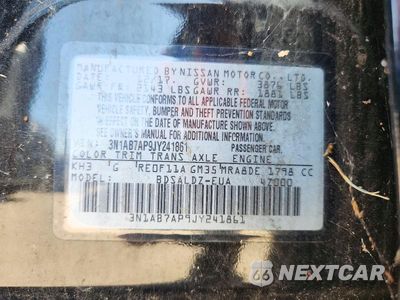 Zdjęcie 12 z 12 samochodu: 2018 NISSAN SENTRA SV VIN:3N1AB7AP9JY241861 - miniatura