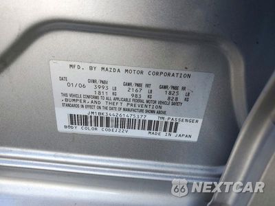 Zdjęcie 13 z 13 samochodu: 2006 MAZDA 3 HATCHBACK VIN:JM1BK344261475377 - miniatura