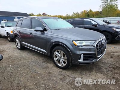 Czwarte zdjęcie samochodu z boku: 2022 AUDI Q7 PREMIUM PLUS VIN:WA1LXBF75ND019243 - miniatura