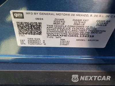 Zdjęcie 13 z 13 samochodu: 2025 CHEVROLET EQUINOX LT VIN:3GNAXHEG6SL134318 - miniatura