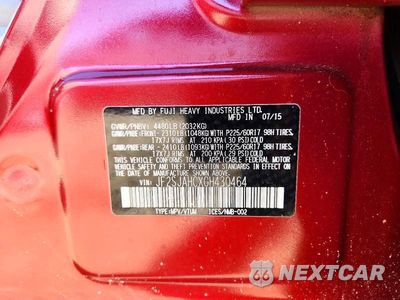 Zdjęcie 12 z 12 samochodu: 2016 SUBARU FORESTER 2.5I LIMITED VIN:JF2SJAHCXGH430464 - miniatura