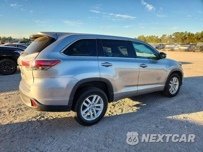 Trzecie zdjęcie samochodu z tyłu: 2015 TOYOTA HIGHLANDER LE VIN:5TDZKRFH3FS064221 - miniatura