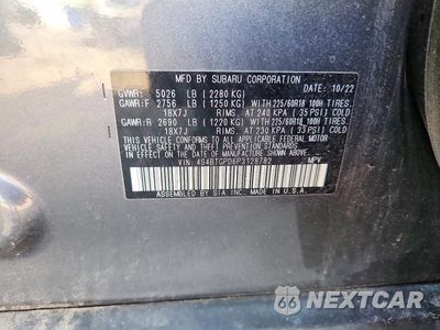 Zdjęcie 13 z 13 samochodu: 2023 SUBARU OUTBACK TOURING VIN:4S4BTGPD6P3128782 - miniatura