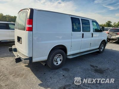 Trzecie zdjęcie samochodu z tyłu: 2019 CHEVROLET EXPRESS 2500 CARGO DELIVERY VAN VIN:1GCWGAFG4K1267316 - miniatura