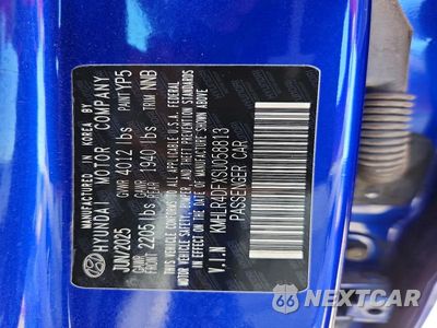Zdjęcie 12 z 12 samochodu: 2025 HYUNDAI ELANTRA N LINE VIN:KMHLR4DFXSU058813 - miniatura