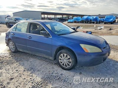 Czwarte zdjęcie samochodu z boku: 2003 HONDA ACCORD LX VIN:1HGCM56383A079921 - miniatura