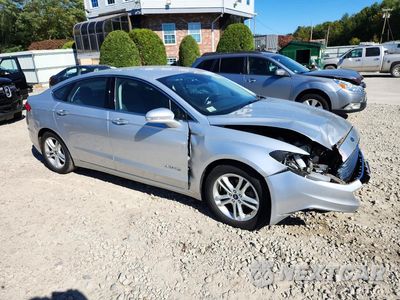 Czwarte zdjęcie samochodu z boku: 2018 FORD FUSION SE HYBRID VIN:3FA6P0LU7JR254977 - miniatura