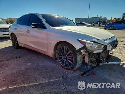 Czwarte zdjęcie samochodu z boku: 2019 INFINITI Q50 RED SPORT 400 VIN:JN1FV7AP1KM760064 - miniatura