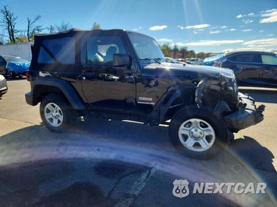 Czwarte zdjęcie samochodu z boku: 2017 JEEP WRANGLER SPORT VIN:1C4AJWAG1HL573984 - miniatura
