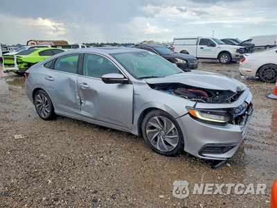 Czwarte zdjęcie samochodu z boku: 2022 HONDA INSIGHT TOURING VIN:19XZE4F97NE009993 - miniatura