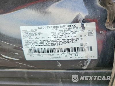 Zdjęcie 13 z 13 samochodu: 2020 FORD EXPLORER XLT VIN:1FMSK8DH5LGC18833 - miniatura