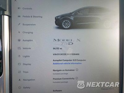 Zdjęcie 9 z 14 samochodu: 2016 TESLA MODEL X VIN:5YJXCDE25GF026466 - miniatura
