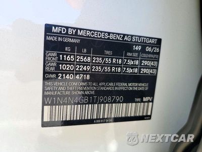 Zdjęcie 14 z 14 samochodu: 2026 MERCEDES-BENZ GLA 250 VIN:W1N4N4GB1TJ908790 - miniatura