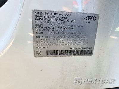 Zdjęcie 13 z 13 samochodu: 2016 AUDI Q5 PREMIUM PLUS VIN:WA1L2AFP0GA015002 - miniatura