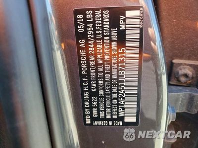 Zdjęcie 15 z 15 samochodu: 2018 PORSCHE MACAN TURBO VIN:WP1AF2A51JLB71315 - miniatura