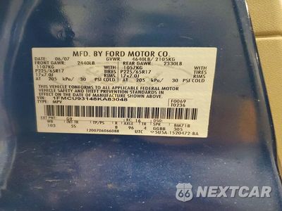 Zdjęcie 13 z 13 samochodu: 2008 FORD ESCAPE XLT VIN:1FMCU93148KA83048 - miniatura