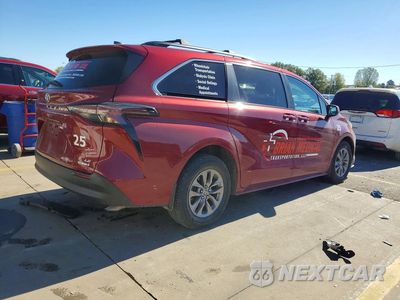 Trzecie zdjęcie samochodu z tyłu: 2023 TOYOTA SIENNA LE VIN:5TDKRKEC7PS178749 - miniatura