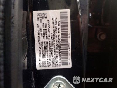 Zdjęcie 13 z 13 samochodu: 2013 HONDA CROSSTOUR EXL VIN:5J6TF2H58DL003573 - miniatura