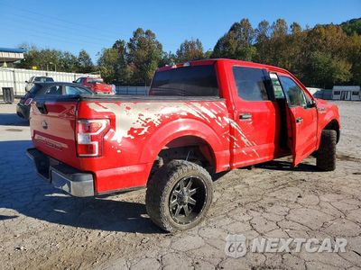 Trzecie zdjęcie samochodu z tyłu: 2018 FORD F150 SUPERCREW VIN:1FTEW1E51JFC65183 - miniatura