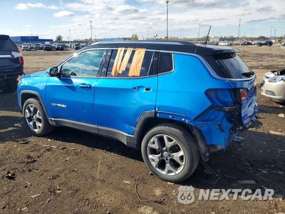 Drugie zdjęcie samochodu z przodu: 2019 JEEP COMPASS LIMITED VIN:3C4NJDCB9KT704243 - miniatura