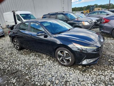 Czwarte zdjęcie samochodu z boku: 2021 HYUNDAI ELANTRA LIMITED VIN:KMHLP4AG5MU162132 - miniatura