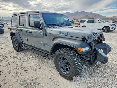 Czwarte zdjęcie samochodu z boku: 2023 JEEP WRANGLER 4XE VIN:1C4JJXN65PW685935 - miniatura