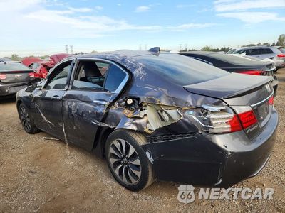 Drugie zdjęcie samochodu z przodu: 2015 HONDA ACCORD HYBRID EXL VIN:1HGCR6F54FA005439 - miniatura