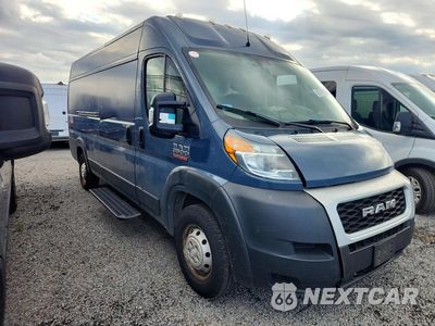 Czwarte zdjęcie samochodu z boku: 2020 RAM PROMASTER 3500 DELIVERY VAN VIN:3C6URVJG7LE136399 - miniatura