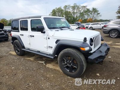 Czwarte zdjęcie samochodu z boku: 2020 JEEP WRANGLER UNLIMITED SPORT VIN:1C4HJXDN7LW204164 - miniatura