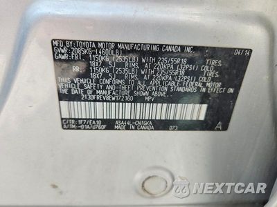 Zdjęcie 13 z 13 samochodu: 2014 TOYOTA RAV4 LIMITED VIN:2T3DFREV8EW172160 - miniatura