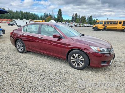 Czwarte zdjęcie samochodu z boku: 2014 HONDA ACCORD LX VIN:1HGCR2F38EA027739 - miniatura