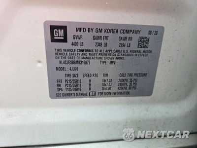 Zdjęcie 14 z 14 samochodu: 2021 BUICK ENCORE PREFERRED VIN:KL4CJES88MB315879 - miniatura
