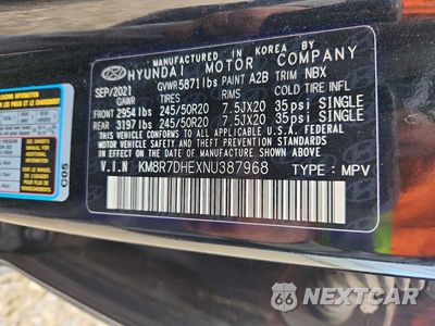 Zdjęcie 13 z 13 samochodu: 2022 HYUNDAI PALISADE CALLIGRAPHY VIN:KM8R7DHEXNU387968 - miniatura
