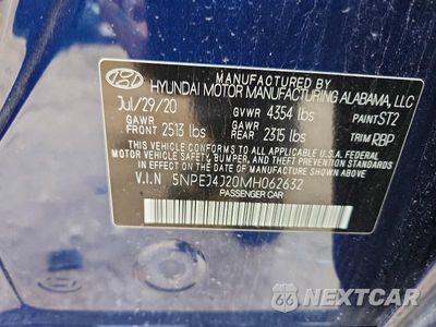 Zdjęcie 13 z 13 samochodu: 2021 HYUNDAI SONATA SEL PLUS VIN:5NPEJ4J20MH062632 - miniatura