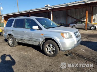 Czwarte zdjęcie samochodu z boku: 2007 HONDA PILOT EXL VIN:2HKYF18697H514099 - miniatura